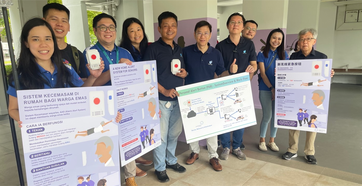 A Little Red Button Making a Big Difference in Senior Safety at Yio Chu Kang